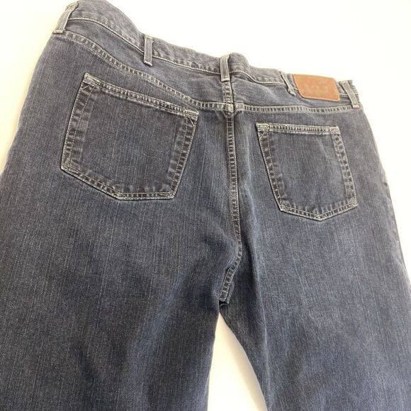Eddie Bauer Men’s T44X34 Denim Jeans Blue Relaxed Fit Medium Wash 100% Cotton - Picture 7 of 16